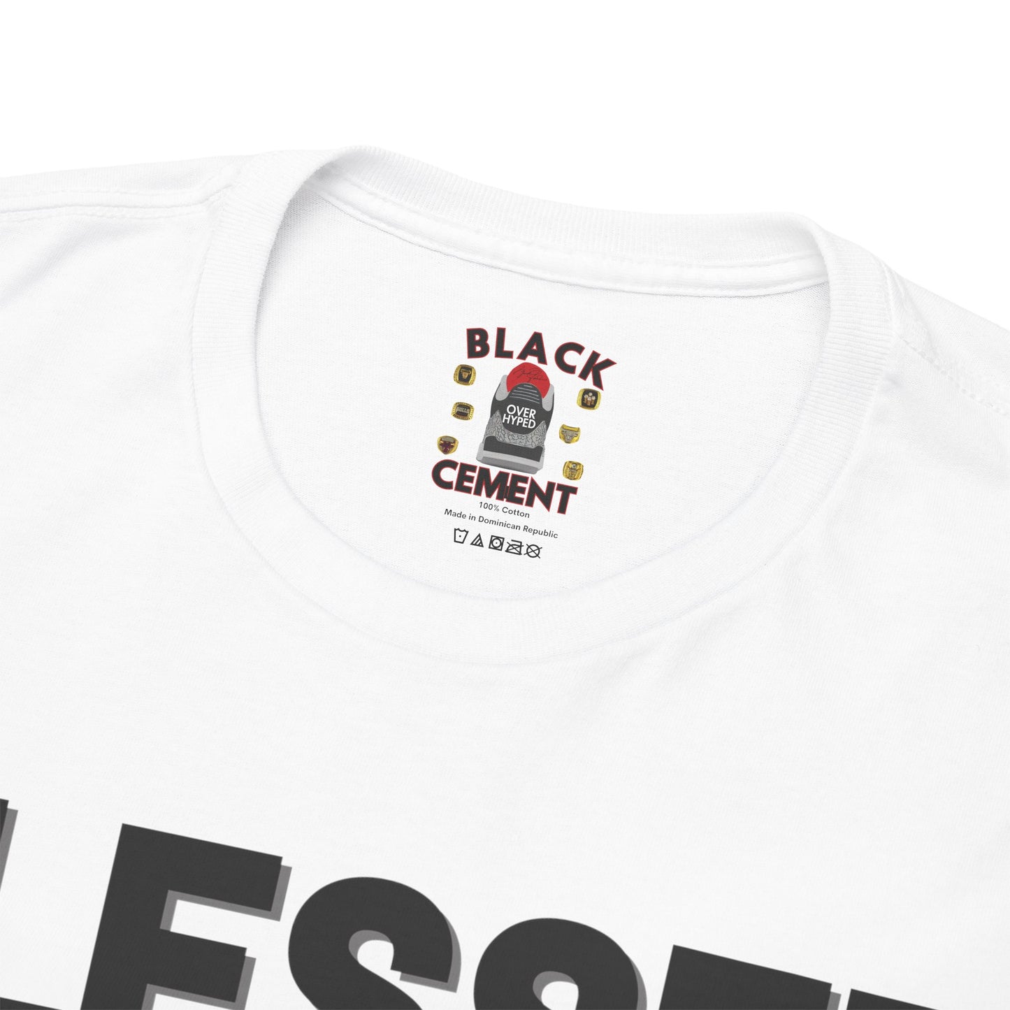 Retro 3 Black Cement/ White Cement  Blessed Shirt