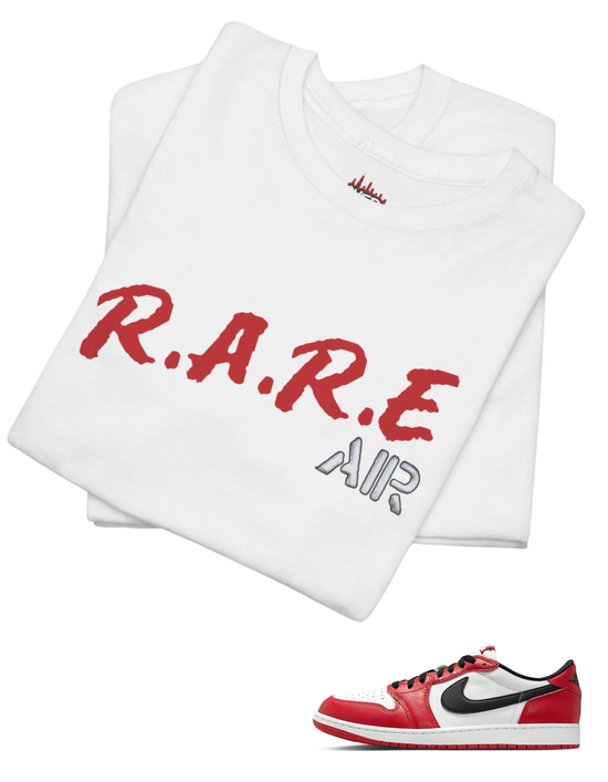 Over Hyped Originals - Retro 1 Low Og Chicago shirt- RARE AIR
