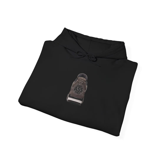 Retro 4 Cave Stone and Black Hoodie- DatAssssTho