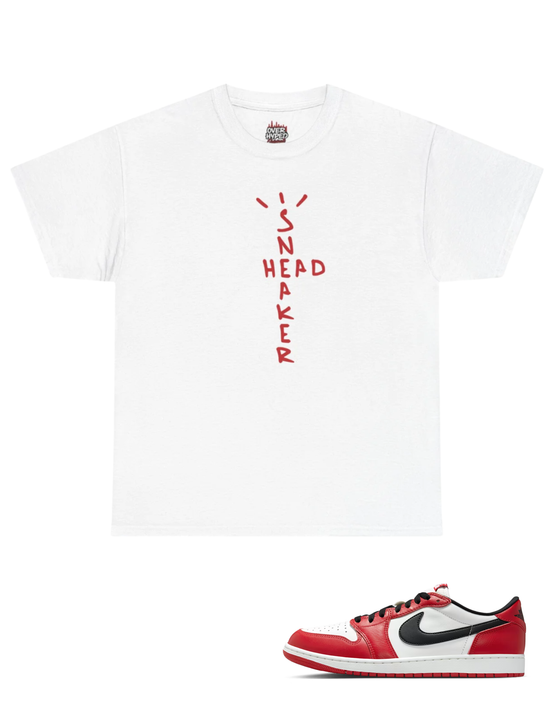 Over Hyped Originals - Retro 1 Low Og Chicago shirt- SNEAKER HEAD