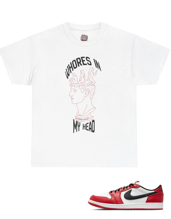 Over Hyped Originals - Retro 1 Low Og Chicago shirt- in my head