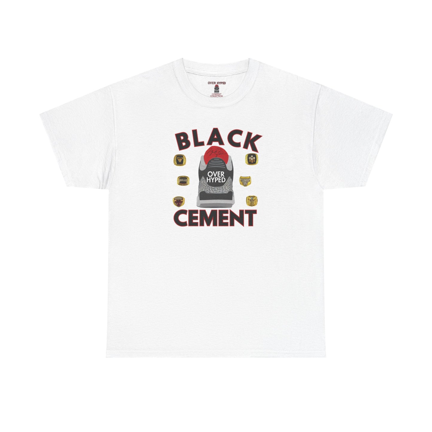 Retro 3 Black Cement Da Rings Shirt
