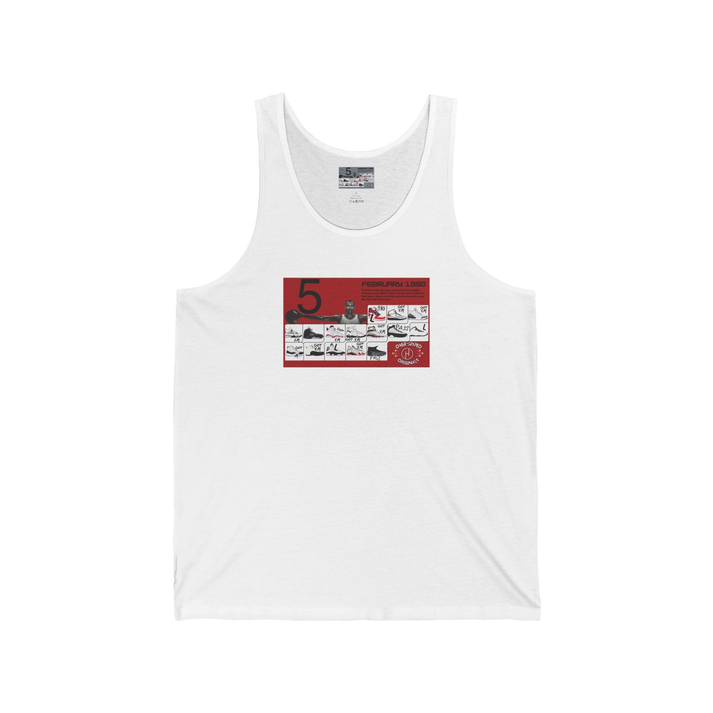 Retro 5 Black Metallic My Retro Card (Red) Shirt