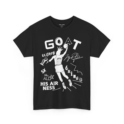 Retro 4 White Thunder G.O.A.T Shirt- White Print