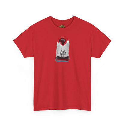 Retro 5 Fire Red "BLACK TONGUE" Shirt- DATASSSSTHO  AJ FIRE RED