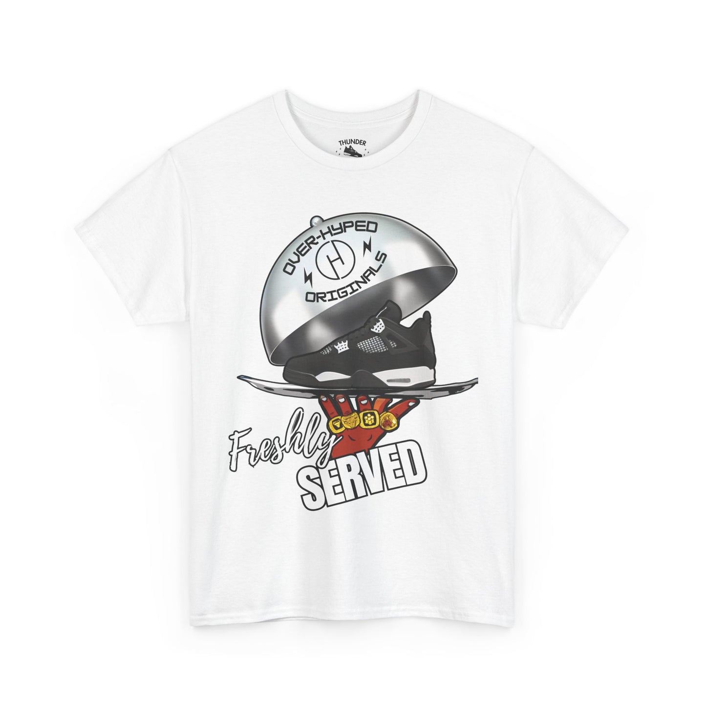 Retro 4 White Thunder Freshly Served Shirt