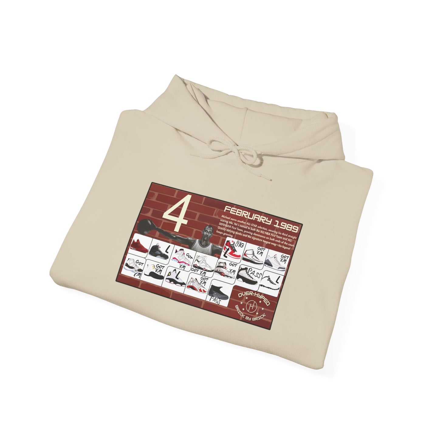 Retro 4 Brick by Brick - My Retro Card Hoodie