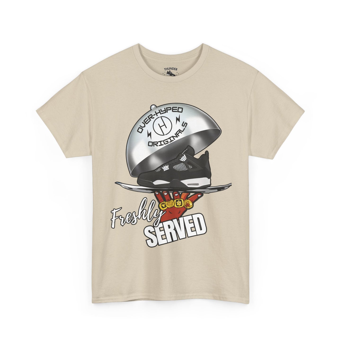 Retro 4 White Thunder Freshly Served Shirt