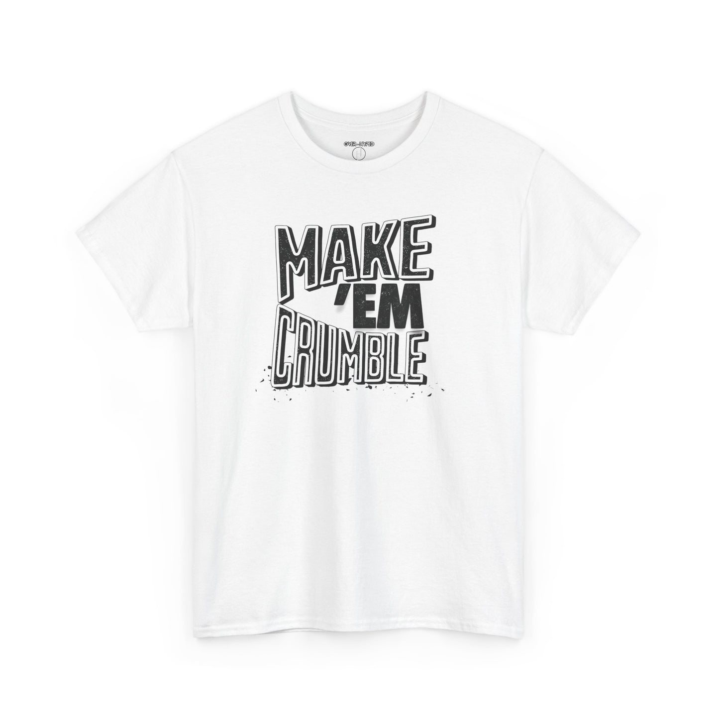 Retro 6 White Black Make Em Crumble  Shirt