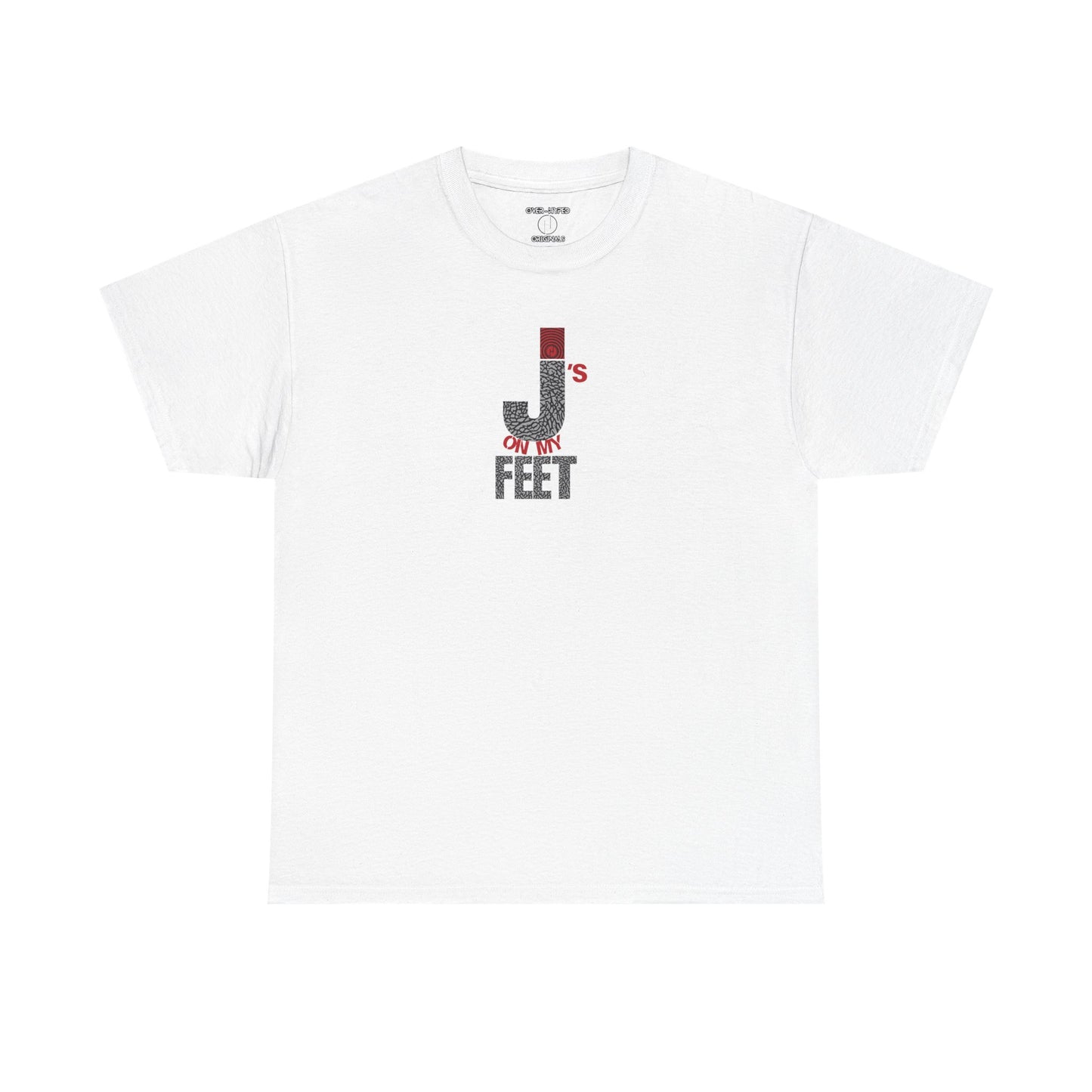 Retro 3 Black Cement/ White Cement J's On My Feet Shirt