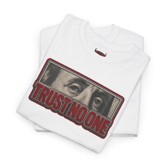 Shirt to Match Jordan 4 Toro Bravo – Sneaker Match Tee TRUST NO ONE