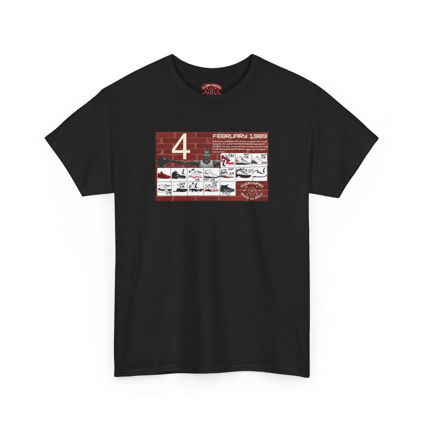Retro 4 Brick By Brick My Retro Card Tee - by Over-Hyped