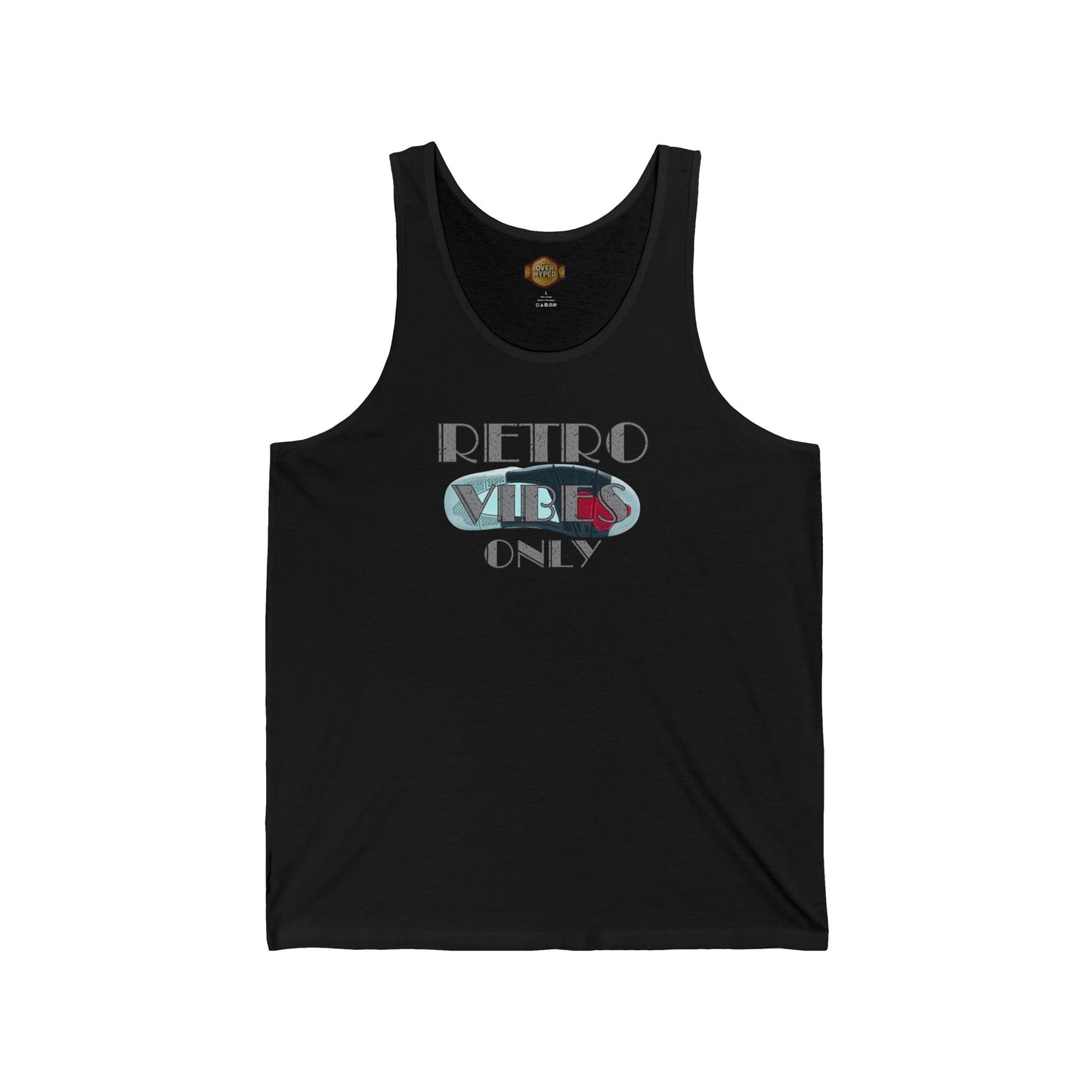 Retro 4 White Cement Retro Vibes Only Tank