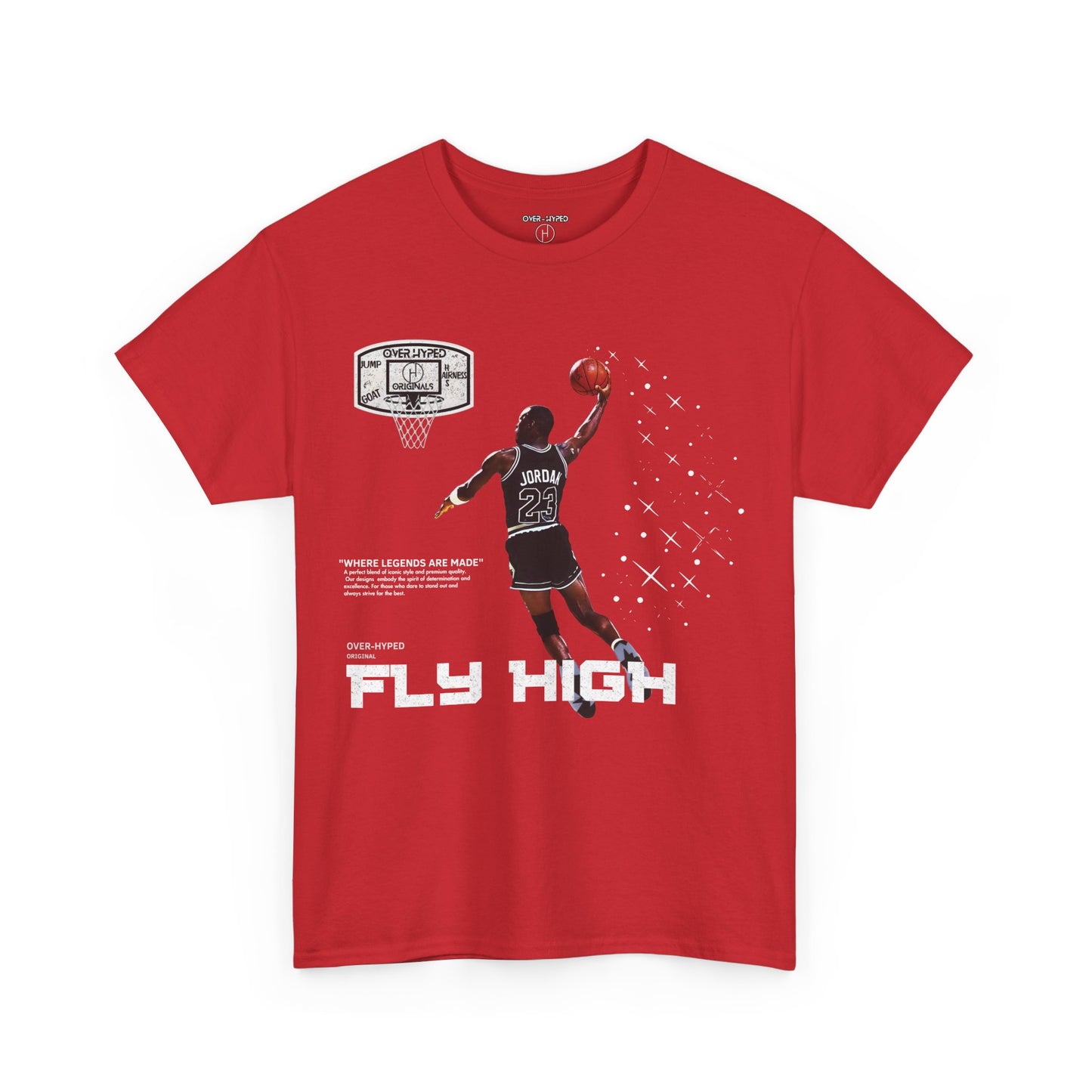 Retro 6 White Black Fly Hi Shirt