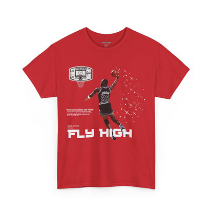 Retro 6 White Black Fly Hi Shirt