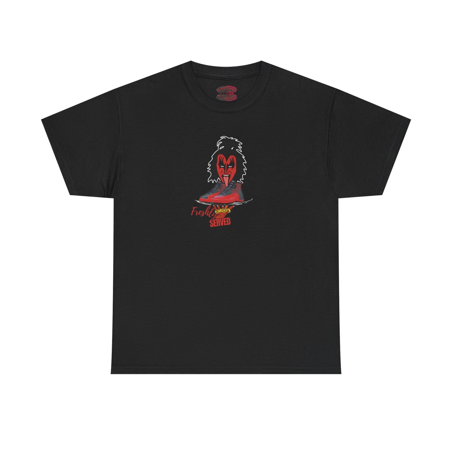Retro 12 Flu Game  FRESHLY SERVED Tee - by Over-Hyped