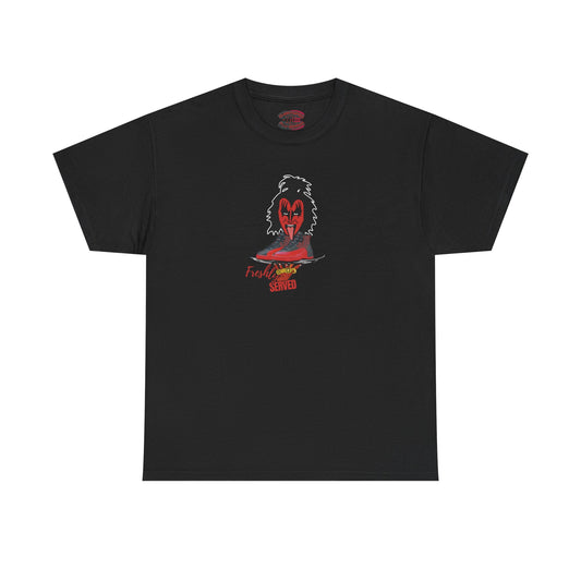 Retro 12 Flu Game  FRESHLY SERVED Tee - by Over-Hyped