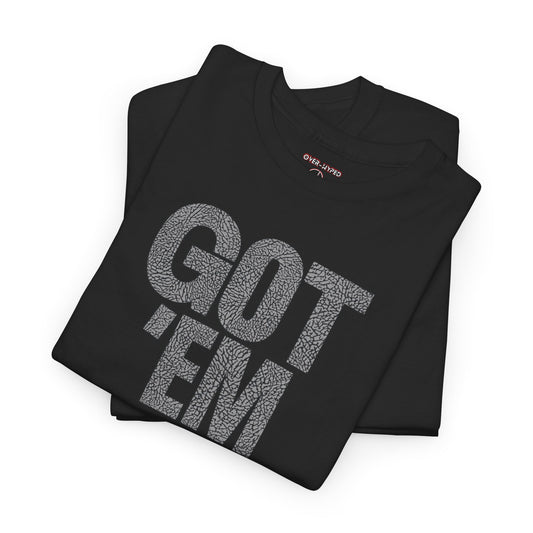 Retro 3 Black Cement/ White Cement Got Emm Shirt