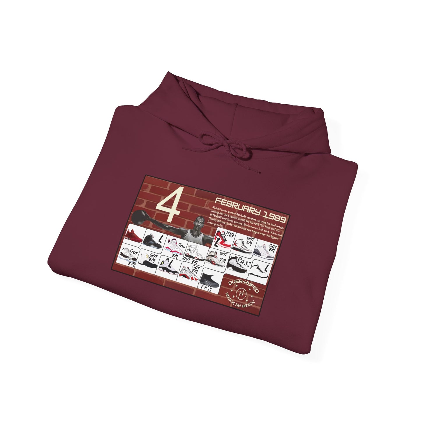 Retro 4 Brick by Brick - My Retro Card Hoodie