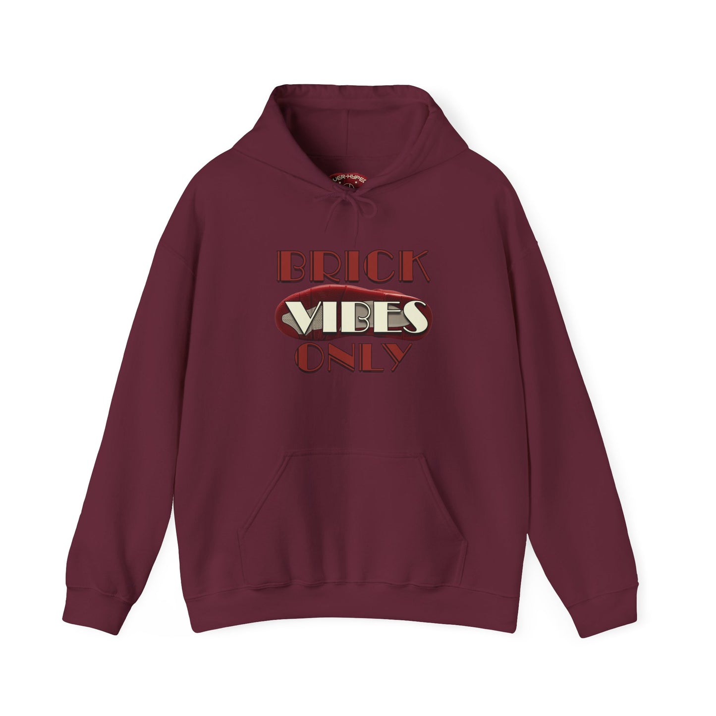 Retro 4 Brick by Brick- Brick Vibes Only Hoodie