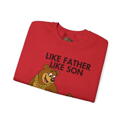 Retro 5 Fire Red "BLACK TONGUE" SweatShirt- LIKE FATHER LIKE SON