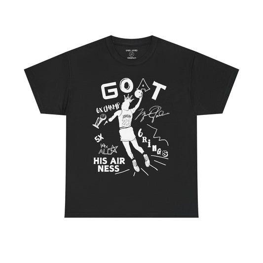 Retro 4 White Thunder G.O.A.T Shirt- White Print
