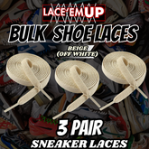 Premium Shoe Laces BULK for DUNKS, AF1, AIR Jordan 1 2 3-BULK SHOE LACES