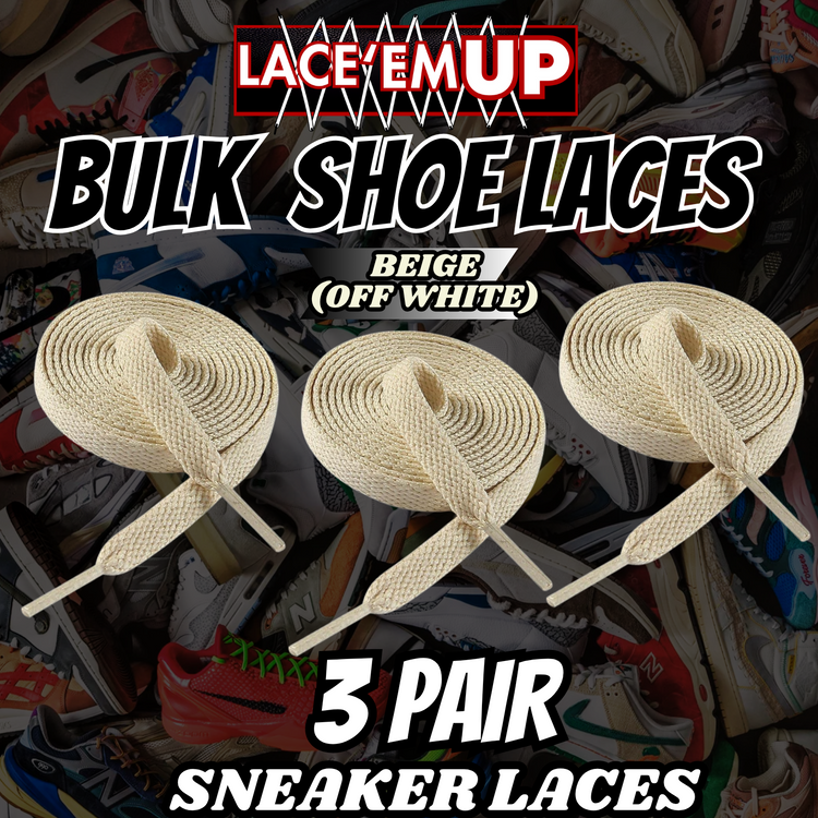 Premium Shoe Laces BULK for DUNKS, AF1, AIR Jordan 1 2 3-BULK SHOE LACES