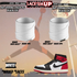 BLACK TOE Shoe Laces Cement replacement for jordan 1  OG BLACK TOE LACES