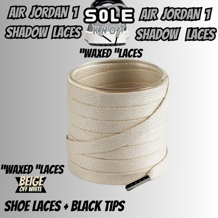 PREMIUM SHOELACES FOR  Air AJ Jordan 1 SHADOW