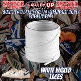 Dunk Low Phantom & Midnight navy Shoe Laces Spotted Splatter Cement replacement