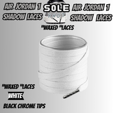 PREMIUM SHOELACES FOR  Air AJ Jordan 1 SHADOW