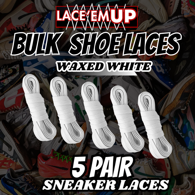 Premium Shoe Laces BULK for DUNKS, AF1, AIR Jordan 1 2 3-BULK SHOE LACES
