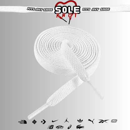 Premium Flat ShoeLaces Replacement for Air Jordan 1,2,3 Air Force Dunk Sole Knot