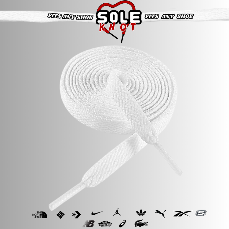 Premium Flat ShoeLaces Replacement for Air Jordan 1,2,3 Air Force Dunk Sole Knot