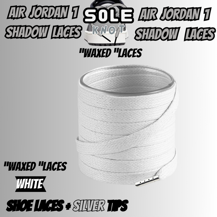 PREMIUM SHOELACES FOR  Air AJ Jordan 1 SHADOW