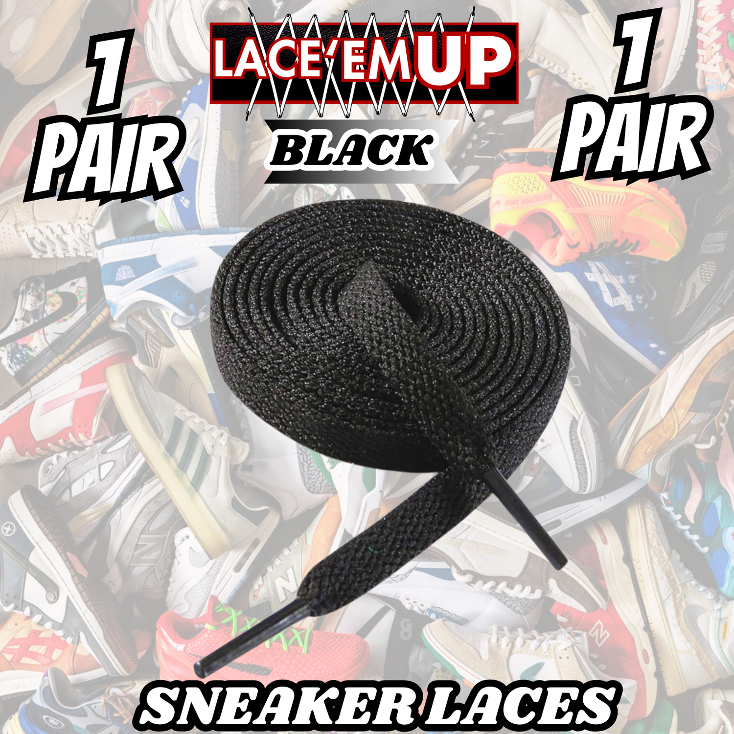Premium Shoe Laces BULK for DUNKS, AF1, AIR Jordan 1 2 3-BULK SHOE LACES