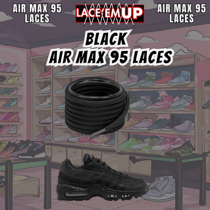 Air Max 95 Shoe Laces  Premium Replacement Rope Round Shoe Laces