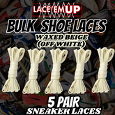 Premium Shoe Laces BULK for DUNKS, AF1, AIR Jordan 1 2 3-BULK SHOE LACES