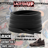 Retro 4 Cave Stone Shoe Laces Spotted Splatter Cement replacement