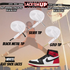 BLACK TOE Shoe Laces Cement replacement for jordan 1  OG BLACK TOE LACES