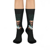 SNEAKER SOCKS to match AIR Jordan Retro 4 Oxidized Green-BLACK 