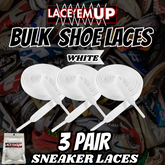 Premium Shoe Laces BULK for DUNKS, AF1, AIR Jordan 1 2 3-BULK SHOE LACES