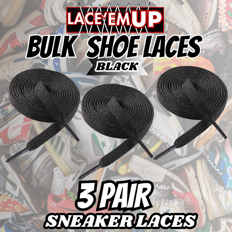 Premium Shoe Laces BULK for DUNKS, AF1, AIR Jordan 1 2 3-BULK SHOE LACES