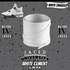 Retro 4 White Cement Laces Spotted Splatter Cement replacement-Retro 4 Shoe Lace