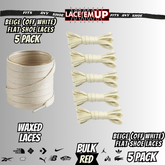Premium Flat Shoe Laces Replacement for air Jordan 1 2 3 Air Force dunk, BULK 5
