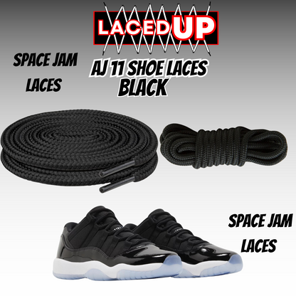 LacedUP- Air Jordan AJ11 Replacement Shoe Laces Exclusive Colors for Space Jam