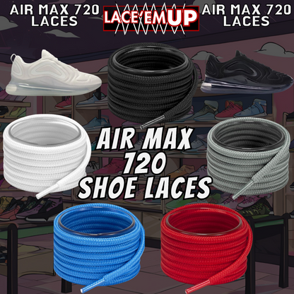 Air Max 720 Shoe Laces  Premium Replacement Rope Round Shoe Laces