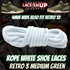 Retro 3 Medium Green Shoe Laces replacement, sneaker shoe laces. aj3,aj4,AJ12