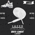 Retro 4 White Cement Laces Spotted Splatter Cement replacement-Retro 4 Shoe Lace